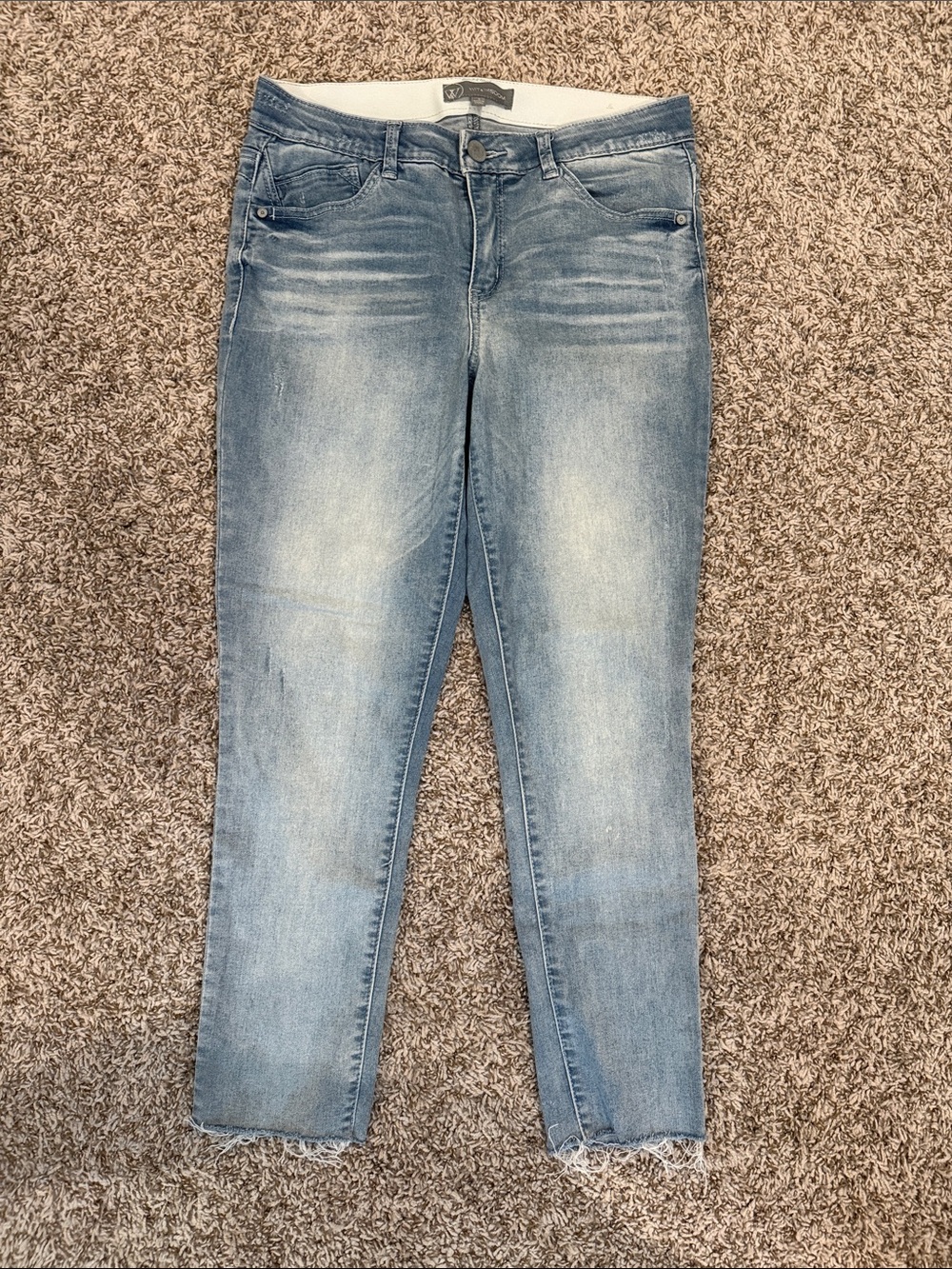 Wit and Wisdom Light Wash Women's Skinny Jeans - Blue
